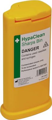 Safety First Aid Group Q2816 HypaClean Sharps Bin (0.25 Litre)