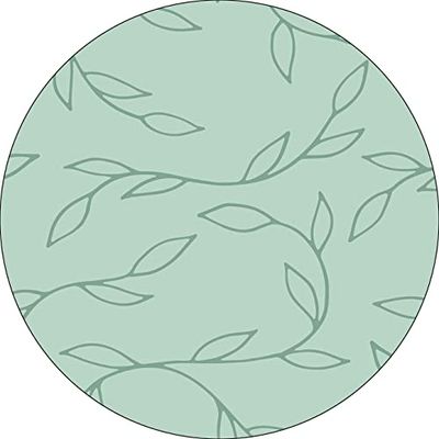 Bonateks, Ronde digitaal bedrukte muismat, antislip onderkant, voor kantoor en thuis, diameter: 22 cm