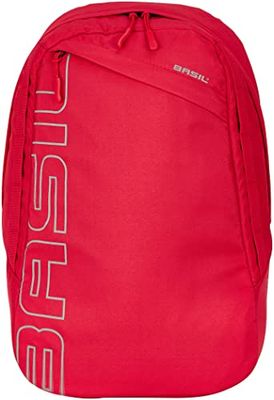 Basil Urban, Backpack Flex signalred Unisex Adulto, 17 L EU