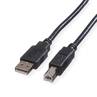 ROLINE GREEN USB2.0 kabel, A - B, M/M, 0,8 m