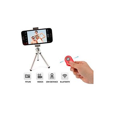 InfoCoste tcset 599371031 – C u00e7 u00admara di scatto remoto bluetooth rosso