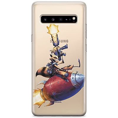 ERT GROUP Samsung S10 5G beschermhoes voor Samsung S10 5G origineel en officieel Marvel model Gaurdians of The Galaxy 007 perfect aangepast aan de vorm van de mobiele telefoon, gedeeltelijk