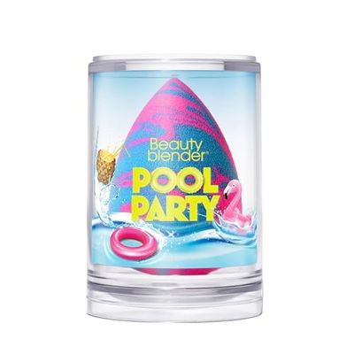 Beautyblender Pool Party Makeup Sponge - Perfect Makeup Blender - Long-lasting Sponge for Foundation - Precise Application - Ideal Cosmetic Sponge for Flawless Finish - Pink and Blue Design