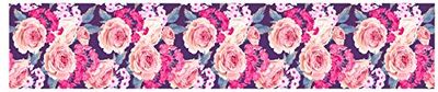 Doge Milano Tapis de cuisine, 100% Made in Italy, Tapis antitache avec impression numérique, Tapis antidérapant et lavable, Modèle Beatriu, 280x52 cm