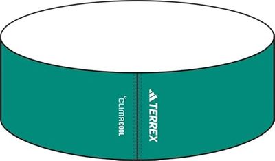 adidas Unisex - Vuxen TERREX CLIMACOOL HEADBAND, pure teal/white, XL