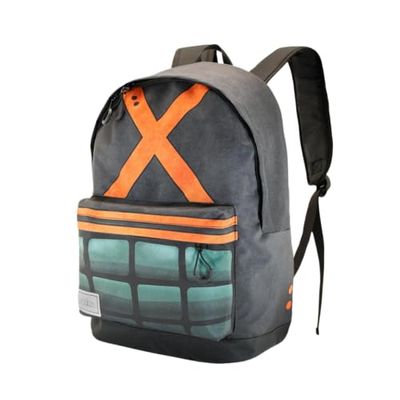 Karactermania My Hero Academia X-FAN HS Backpack, Grey