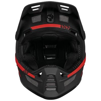 IXS Xult DH Casque intégral VTT/E-Bike/BMX Adulte Unisexe, Red, LXL (60-62cm)