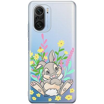 ERT GROUP mobiltelefonfodral för Xiaomi MI 11i/ REDMI K40/K40 PRO/POCO F3/ F3 PRO originalt och officiellt licensierat Disney mönster Thumper 004, gedeeltelijk transparant