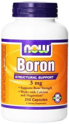 NOW Foods Boron, 3mg - 250 caps