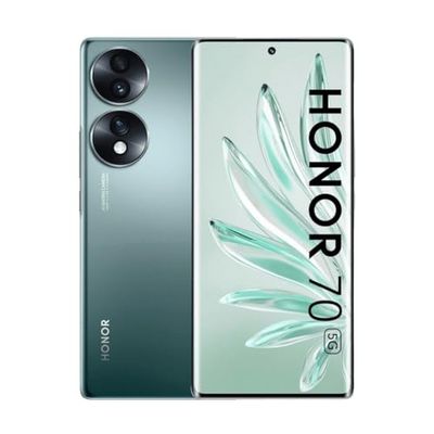 HONOR 5109AJCW 70 smartphones 5G 8+128 GB gebogen OLEDdisplay 667 inch 120 Hz drievoudige camera achtercamera 54 MP met Android 12 4800 mAh batterij + snel opladen 66 W Emerald Groen