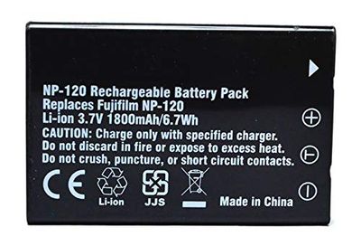 Amsahr Batteria di ricambio digitale per fotocamera e videocamera per Fujifilm NP-120, FinePix: M603