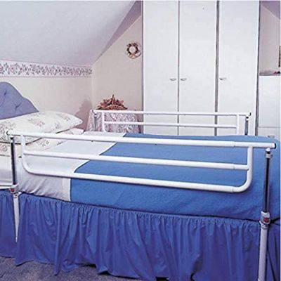 PERFORMANCE HEALTH Castle Adjustable Cot Sides, One Side, Adjustable Bed Rails for Safety and Fall Prevention, Bed Rails for Children, Elderly, and Handicapped Individuals, Easily Moved Safety Rail