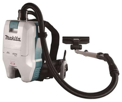Makita VC008GZ Aspiradora de Mochila, 40 V, máx. (sin batería, sin Cargador), Blanco