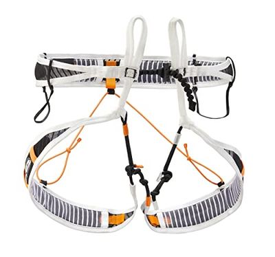 Petzl, Fly, Ultralight En Modulair Harnas Voor Technisch Bergbeklimmen En Ski -Bergbeklimmen, Zwart Wit, L, Unisex-Volwassene
