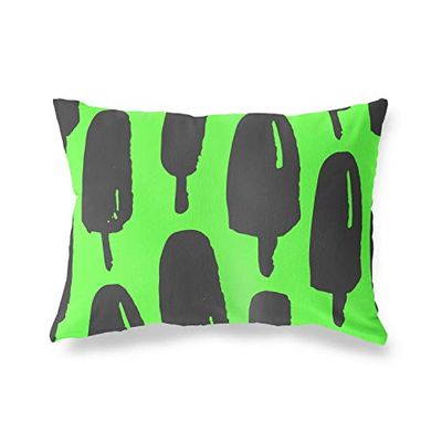 BonaMaison Neon Verde-Fumi Fodera per Cuscino Cotone e Copricuscini Federa per Divano Casa Soggiorno Camera da Letto Decorazione Interni ed Esterni, 35x50 Cm - Progettata e Prodotta in Turchia