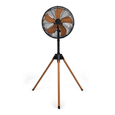 Ventilateur trépied, 3 vitesses de ventilation, Tête inclinable