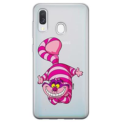 ERT GROUP mobiltelefonfodral för Samsung A40 originalt och officiellt licensierat Disney mönster Alice & Friends 003 optimalt anpassad till formen på mobiltelefonen, gedeeltelijk transparant