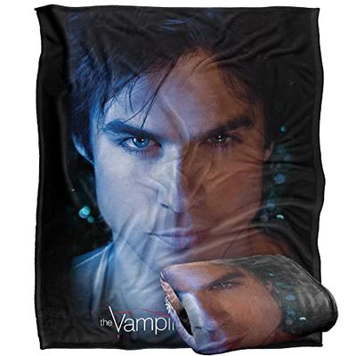 VAMPIRE DIARIES DAMON (SOMERHALDER) Silky Touch Super Zachte Sprei Deken 152 x 127 cm