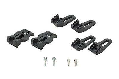 VAUDE Step Adjust oversized haak (paar), zwart
