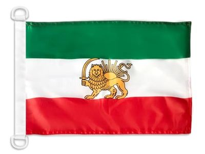 AZ FLAG Flaga żeglarska Iran Starożytna Persja 45x30cm - Flaga irańskiej łodzi 30 x 45 cm