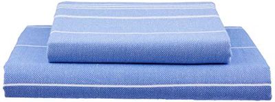 Cacala Pure Series Set da Bagno e Asciugamano Turco, Pezzi, Cotone, Ocean Blue, 95 x 175 x 0.5 cm