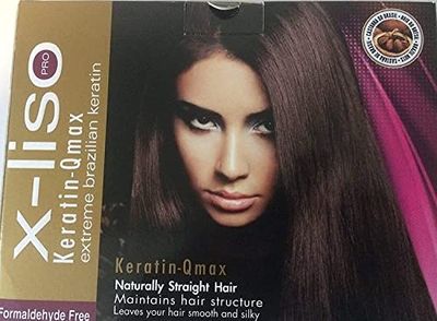 XLISO Brazilian Smoothing Care 300ml - Liquid, Fragrance-free, Natural Ingredients, Straight Hair