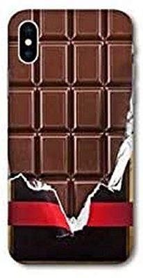 Beschermhoesje voor iPhone X/XS, motief: Trompe oog - chocolade N