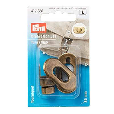 Prym 417881 - Produto doméstico caixa metálica, latão, dourado, tamanho único