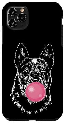 Funny Cattle Dog Portrait mom Blue Heeler herding dogs Case for iPhone 11 Pro Max