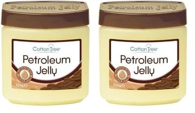 Cotton Tree Jumbo Petroleum Jelly 226G Cocoa Butter Daily Skin Body Care (Pack of 2)