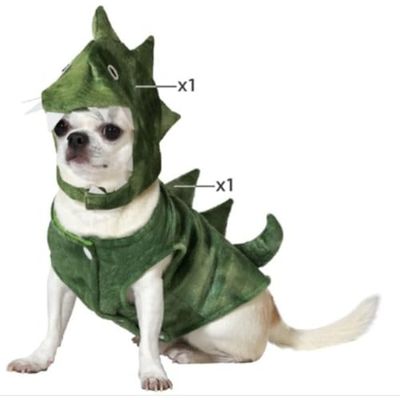 ATOSA déguisement pour animal de compagnie dinosaure