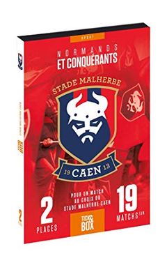 Tick&Box Tick'n Box – Caja Regalo – Entretenimiento 2 plazas para un Partido a elección del Stade Malherbe Caen, Estampado, Cadeau