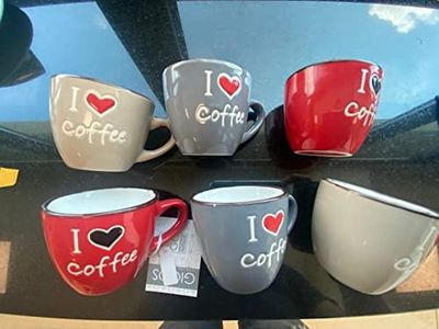 Gicos Import Export L.SIZ.Phrase Tasse à café Cœur 851599, comme sur la photo