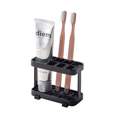 Gerson 6803 Porte Brosse à Dents Métal Noir