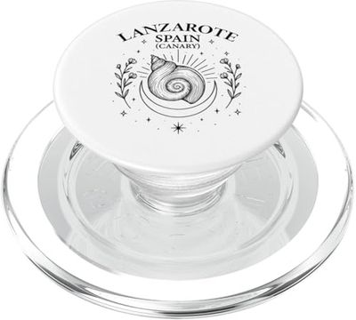 Místico Lanzarote España Boho Conchas Playa Conchas PopSockets PopGrip para MagSafe