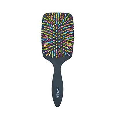 BIFULL Brosse à Cheveux Arc-en-Ciel Noire