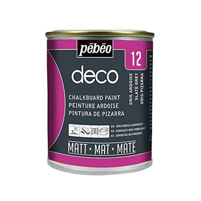 Pébéo Deco ardósia, cinzento, 250 ml (embalagem de 1), 250