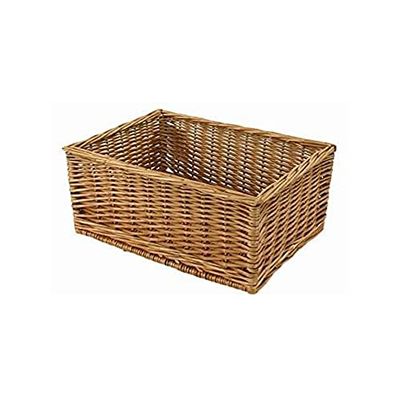 Vacchetti Wicker Display Basket Rectangular, Multicolor, Medium