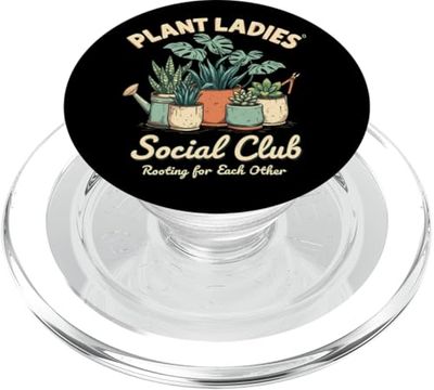 Giardinaggio del club sociale delle donne delle piante PopSockets PopGrip per MagSafe