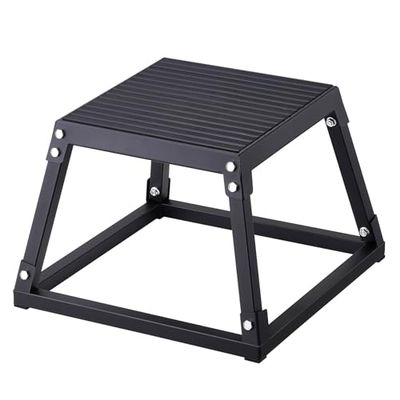 VEVOR Box Pliometrico 305mm Piattaforma Pliometrica Carico 227 kg, Jump Box per Allenamento Fitness Crossfit per Salto Pliometrico Push-up Palestra, Scatola per Salti Pliometrici, Sedia per Salto 1 Pz