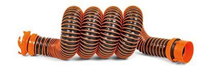Camco RhinoEXTREME 5ft RV rioolslang verlengset met draaibare montage, breid uw rioolslang uit om aan uw behoeften te voldoen, breekbestendig