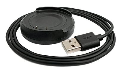 System-S USB 2.0 kabel 100 cm laddningsstation för Vivo Watch Smartwatch 46 mm i svart