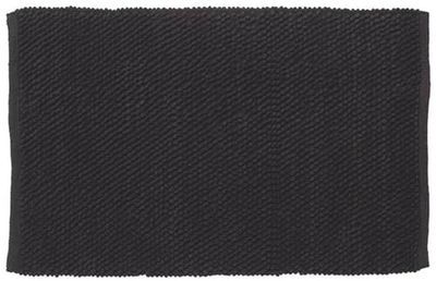 Sealskin Tappetino da Bagno, 100% Cotone, Grigio Scuro, 60x90 cm
