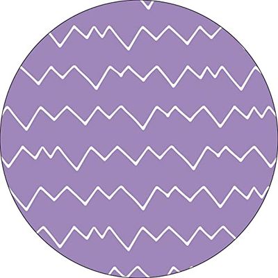 Bonateks, Ronde digitaal bedrukte muismat, antislip onderkant, voor kantoor en thuis, diameter: 22 cm