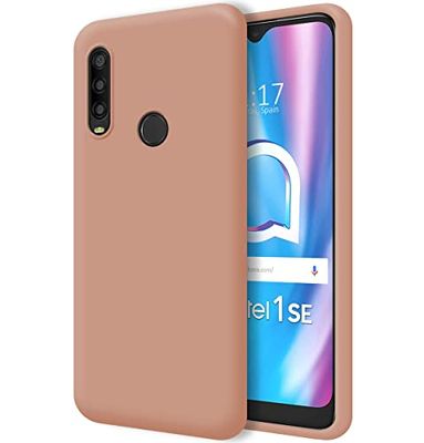 Tumundosmartphone Funda Silicona Líquida Ultra Suave para Alcatel 1SE 2020 Color Rosa