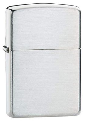 Zippo Windproof Lighter - Brushed Sterling Silver - Mechero, Color Brushed Sterling Silver