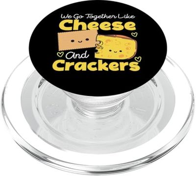 Vamos juntos como queso y galletas PopSockets PopGrip para MagSafe