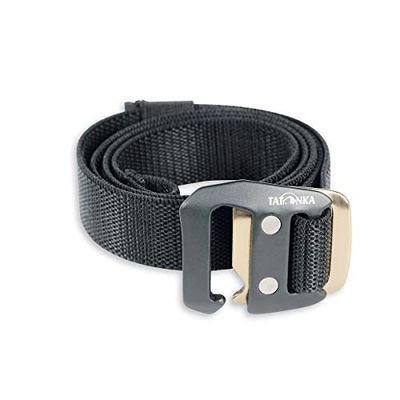 Tatonka Cintura Stretch Belt 25 mm, Unisex, Gürtel Stretch Belt 25 mm, Black, 110 x 2,5 cm
