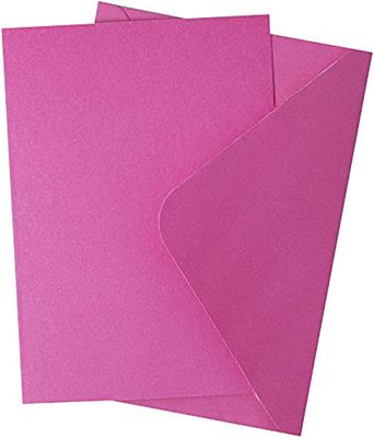 Sizzix Surfacez-Card & Envelope Pack, Pink, One Size