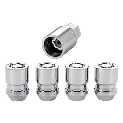 McGard 24154SU Standard - Porcas antirroubo para roda (base cónica, M12 x 1,25, comprimento 32,5 mm, SW21)